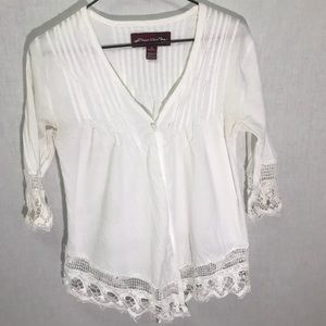 Super light white cardigan